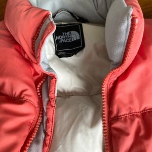 Coral North Face Puffer-Girls XL